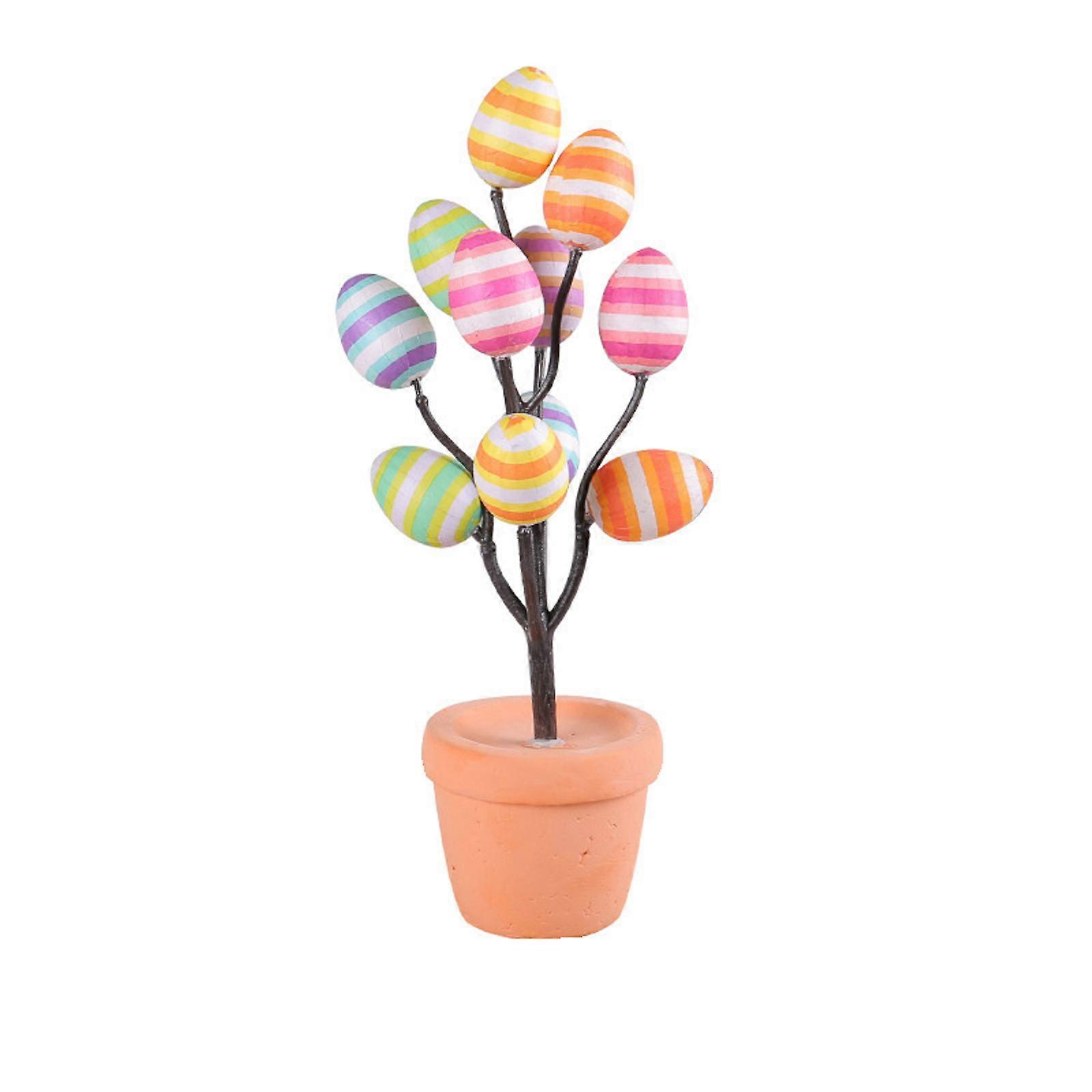 Easter Eggs Pot - Spots Eggs Flower Pot, Outdoor Courtyard Easter Decoration