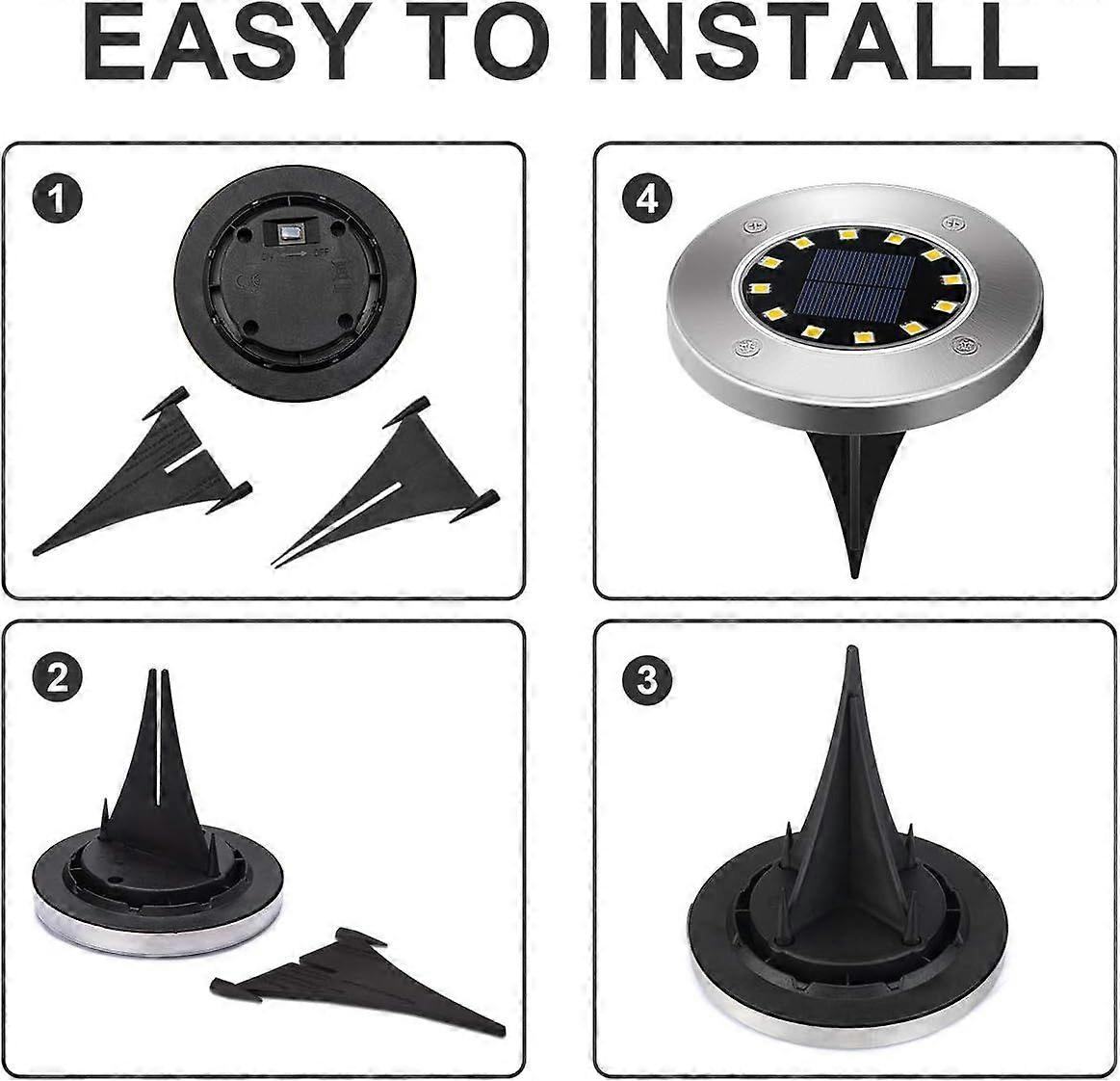 12LED underground light white light 4