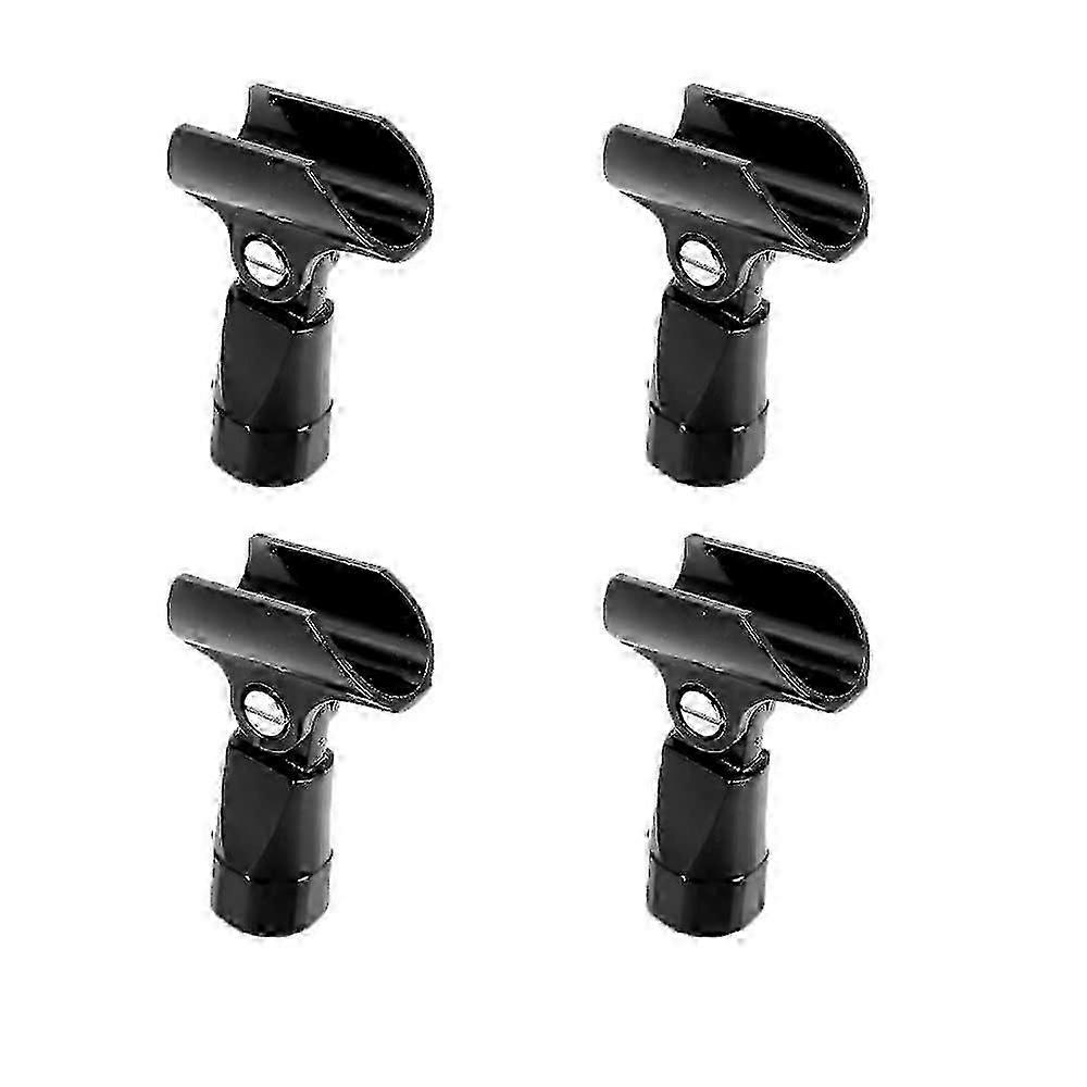 4 Pcs Plastic Microphone Clip Quality Mic Holder Clips
