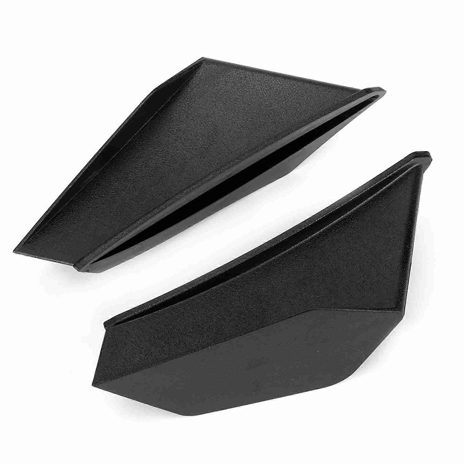 1 Pair Universal Motorcycle Aerodynamic Winglets for Ducati (Black)