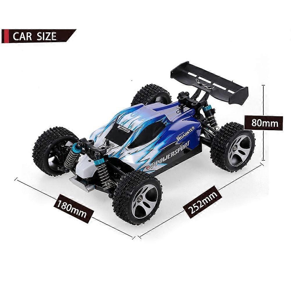 Wltoys A959 1:18 RC Auto 2.4Ghz Off Road RC Trucks 4WD 45KM / H ad alta velocità Veicolo Racing Buggy Car RTR