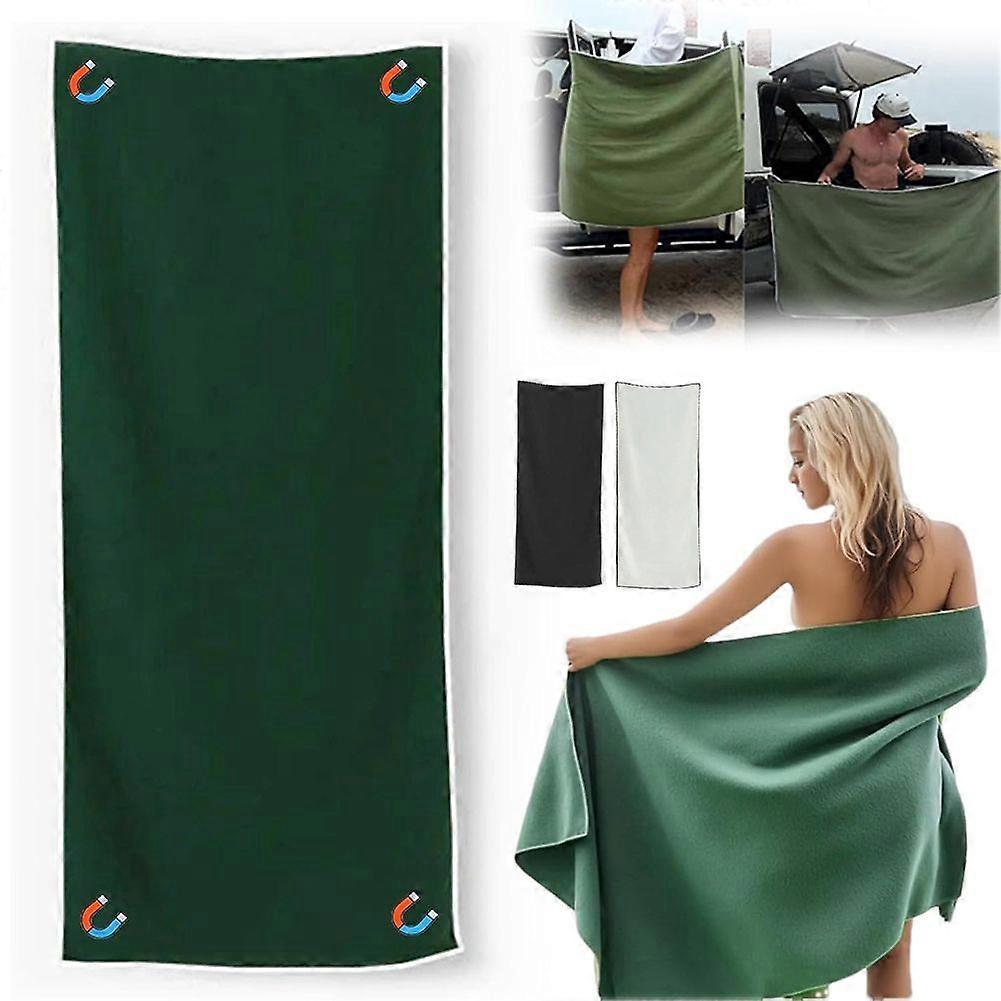 Extra Large Magnetic Beach Towel 190x76cm - Quick-Dry Windproof Sand-Resistant Beach Towel for Poolside Camping & Outdoor Travel