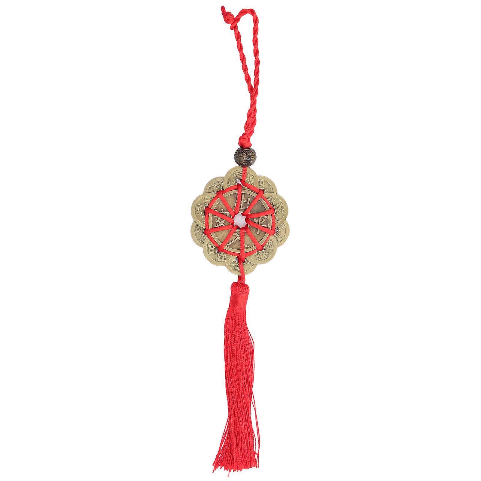 Chinese Feng Shui Coins Fortune Money String Hanging Ornament For Chinese Year Decoration Type 1