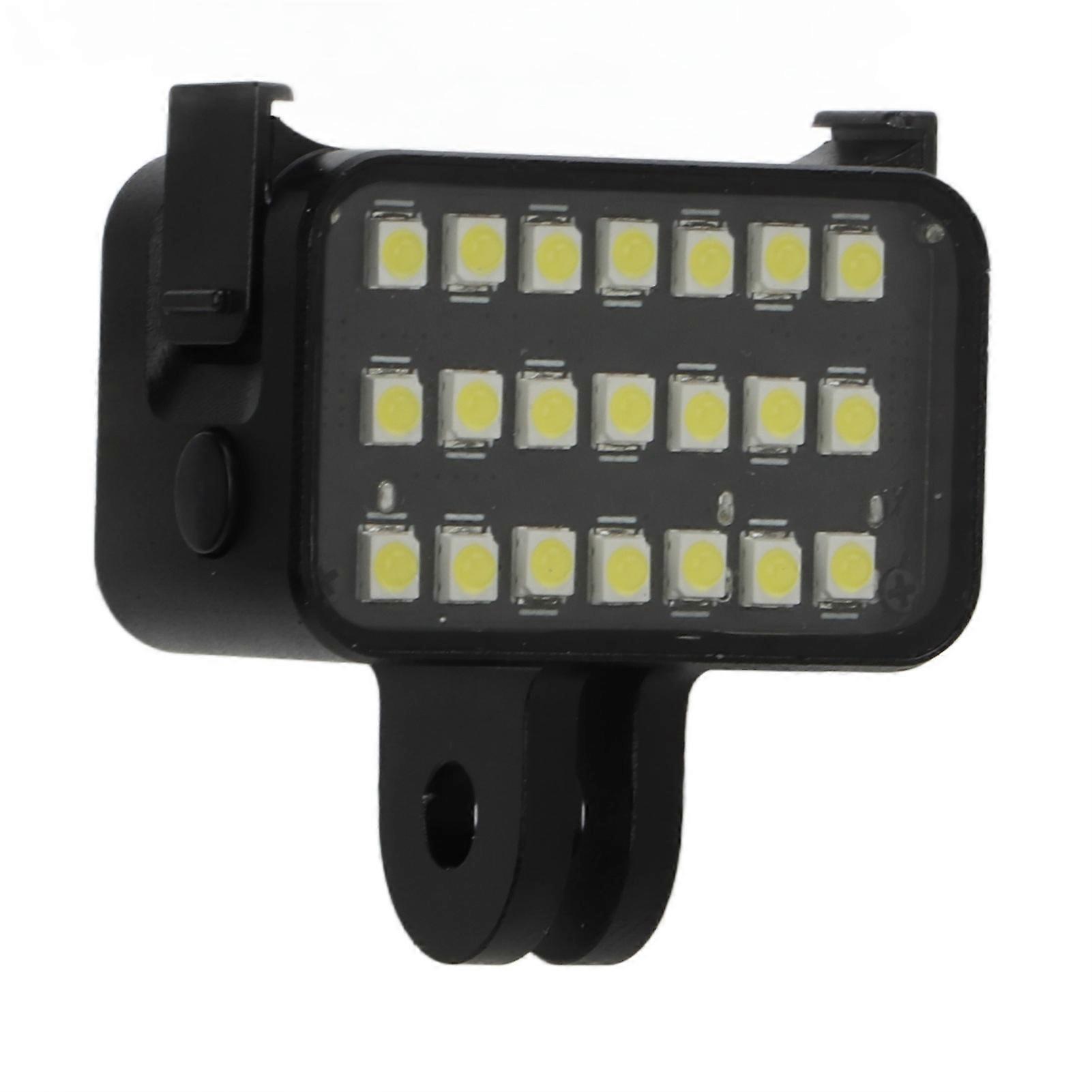 Action Camera LED Light, Rechargeable, Magnetic, Fill Light, Stepless Dimming