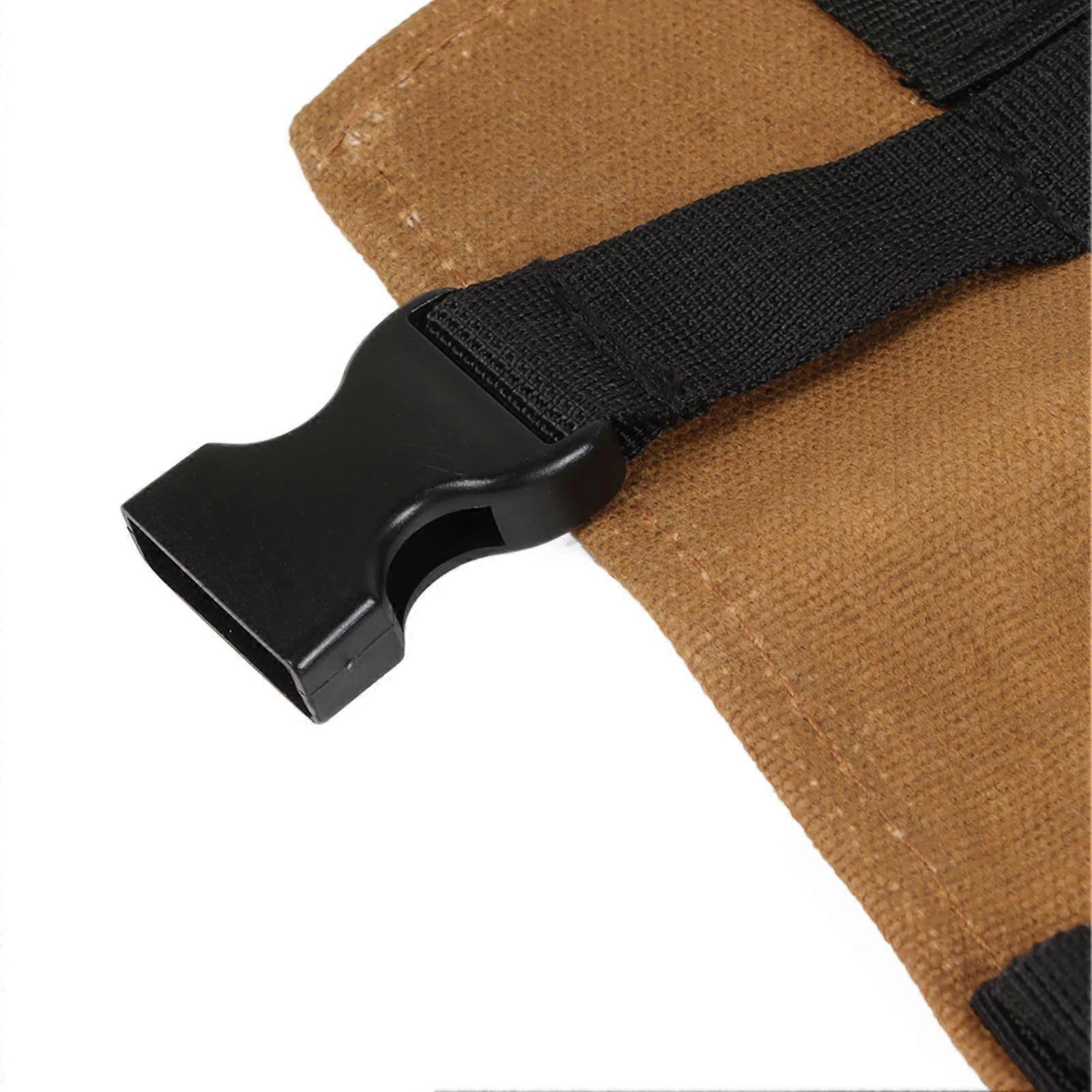 Dirt-Proof Waxed Canvas Woodworking Apron with 9 Tool Pockets, Adjustable Straps, Heavy-Duty Construction, Unisex Design