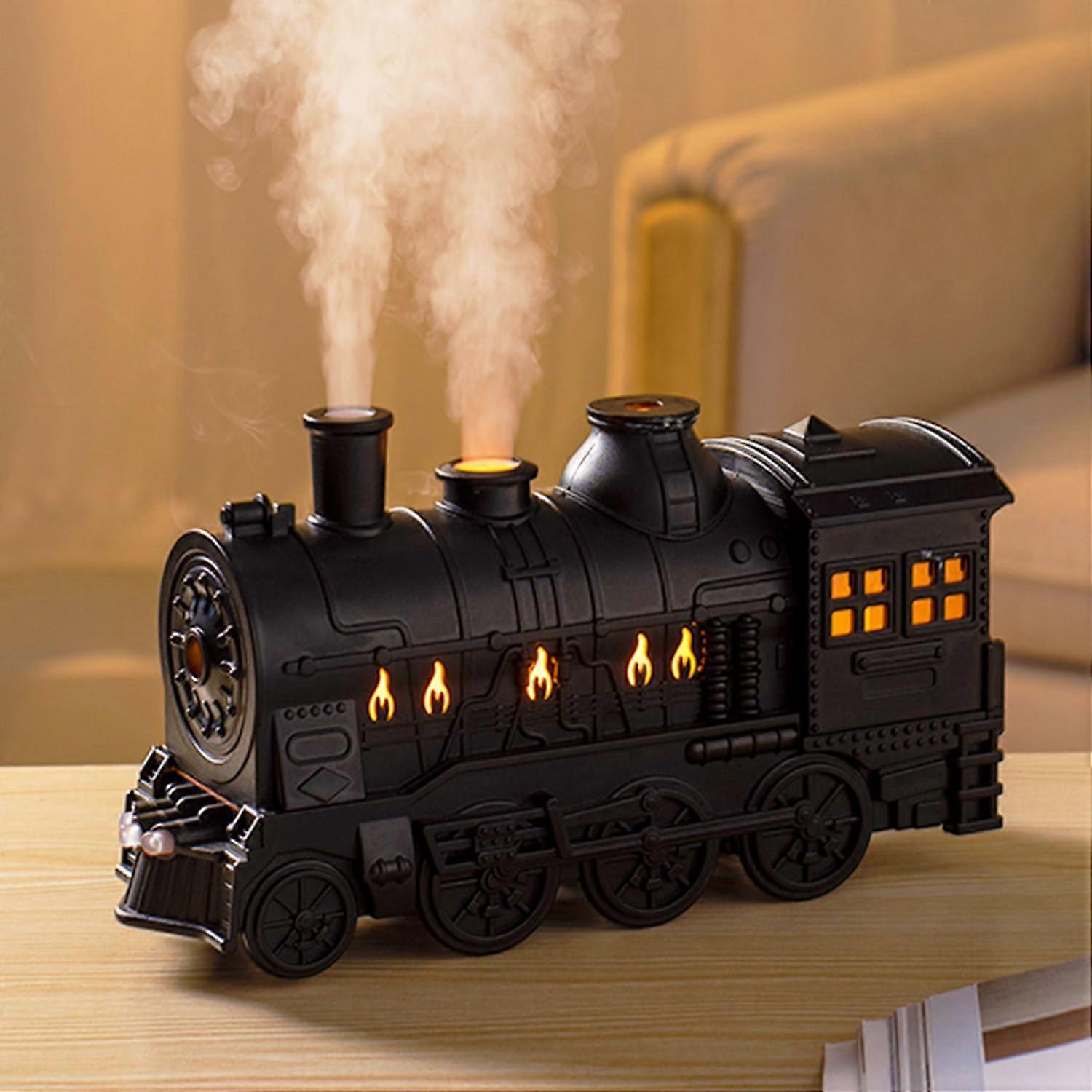 Mini Retro Train Humidifier For Bedroom, 300ml Capacity, Compact Tabletop Humidifier, Vintage Train Style