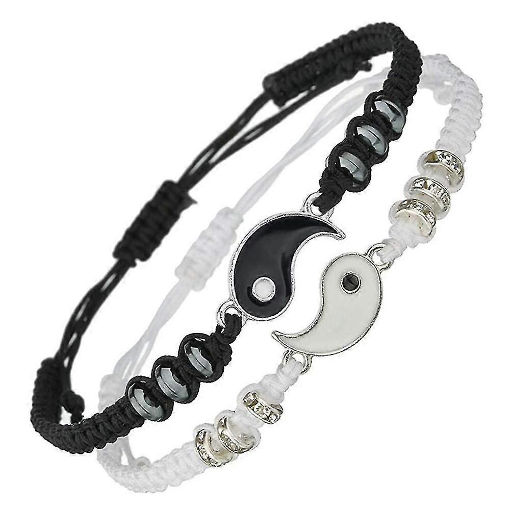 2 stuks Yin Yang Vrienden Of Koppels Armbanden Cadeau