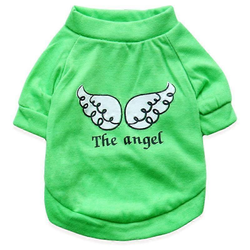 Tricou pentru câini de companie cu model de înger Haine pentru cățeluși de vară pentru câini mici Cămăși Chihuahua Pug Vestă pentru câini Vestă pentru câini Îmbrăcăminte pentru câini subțire Îmbrăcăminte pentru câini