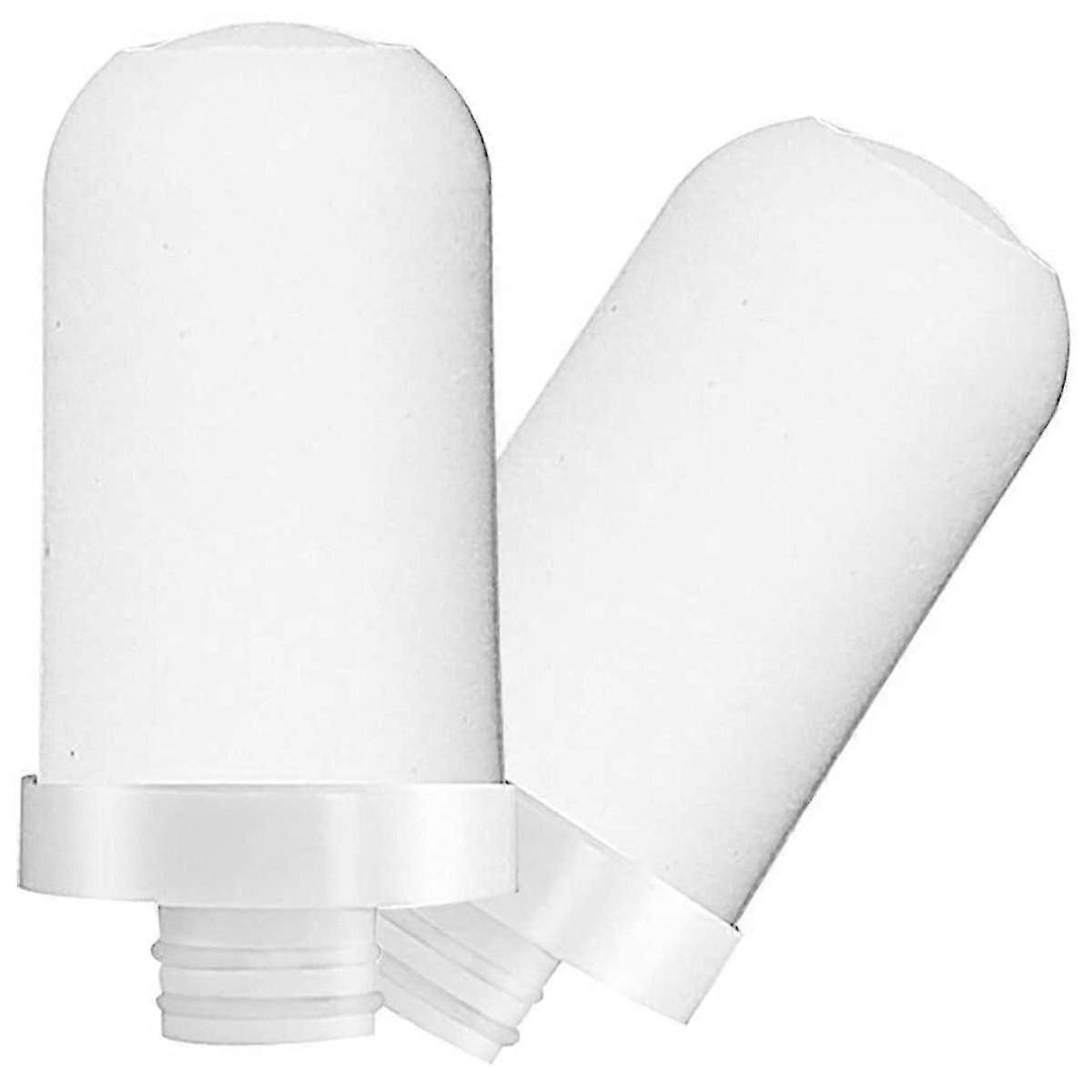 Wasserhahn-Wasserfilterpatronen, 2er-Pack 8-Schicht-Reinigung Universal-Kieselalgen-Keramikfilter bs