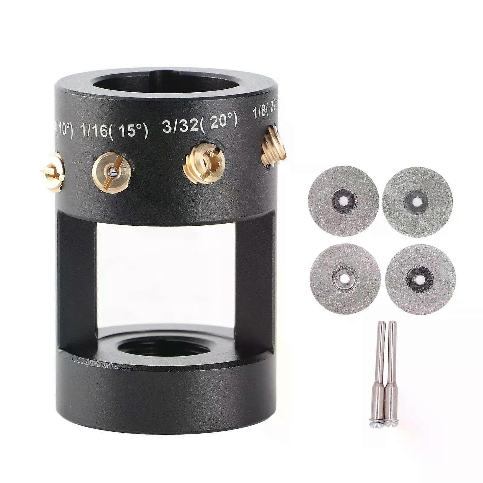 Tungsten Electrode Sharpener Multiple Angles TIG Welding Electrode Grinder Tool with Connecting Rods