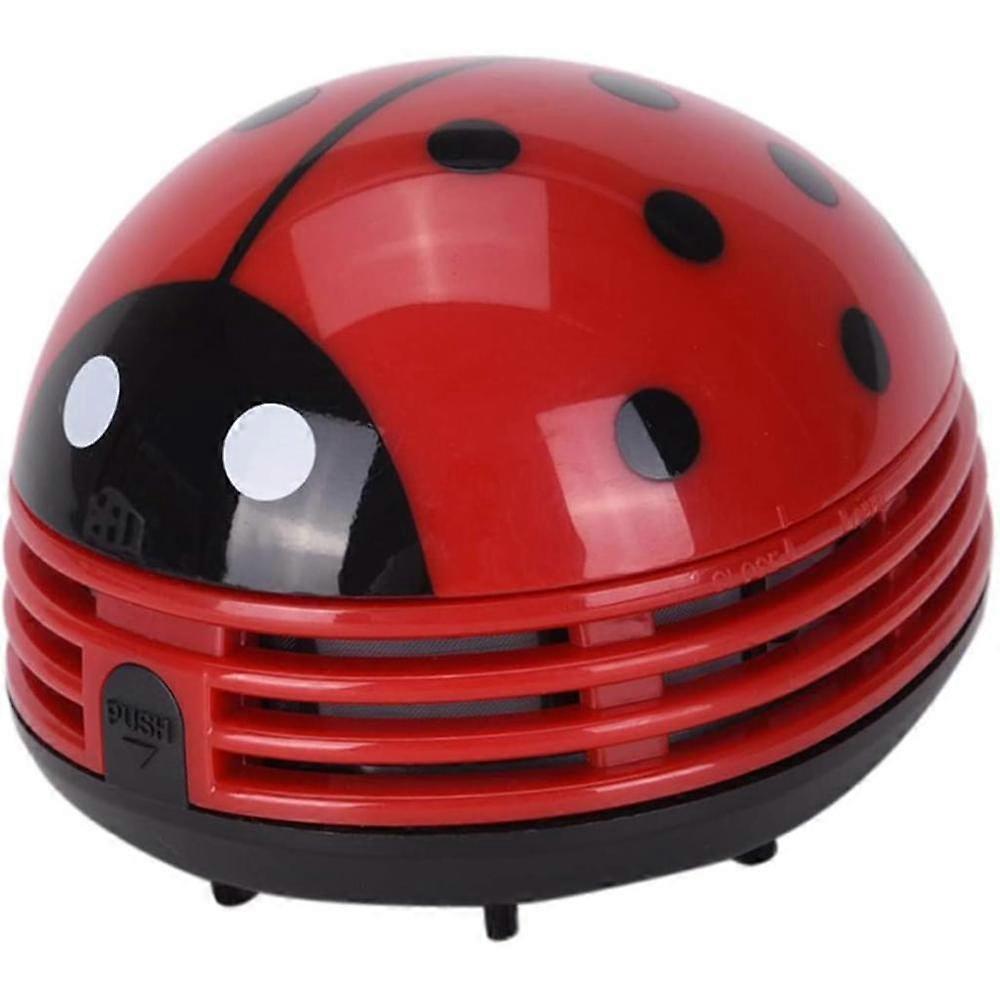 Electric Ladybug Pattern Battery Operated Tabletop Vacuum Cleaner Mini Dust Cleaner