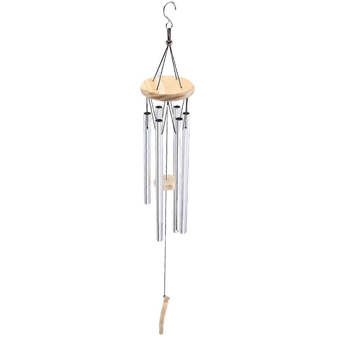 Wind Chimes for Outside, With S Hook Wood Pendant