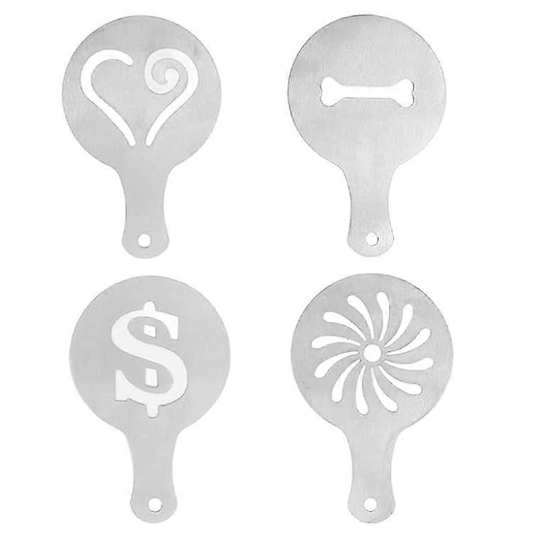 Cappuccino mögel / Fancy kaffeform / Kaffeform, 4-pack