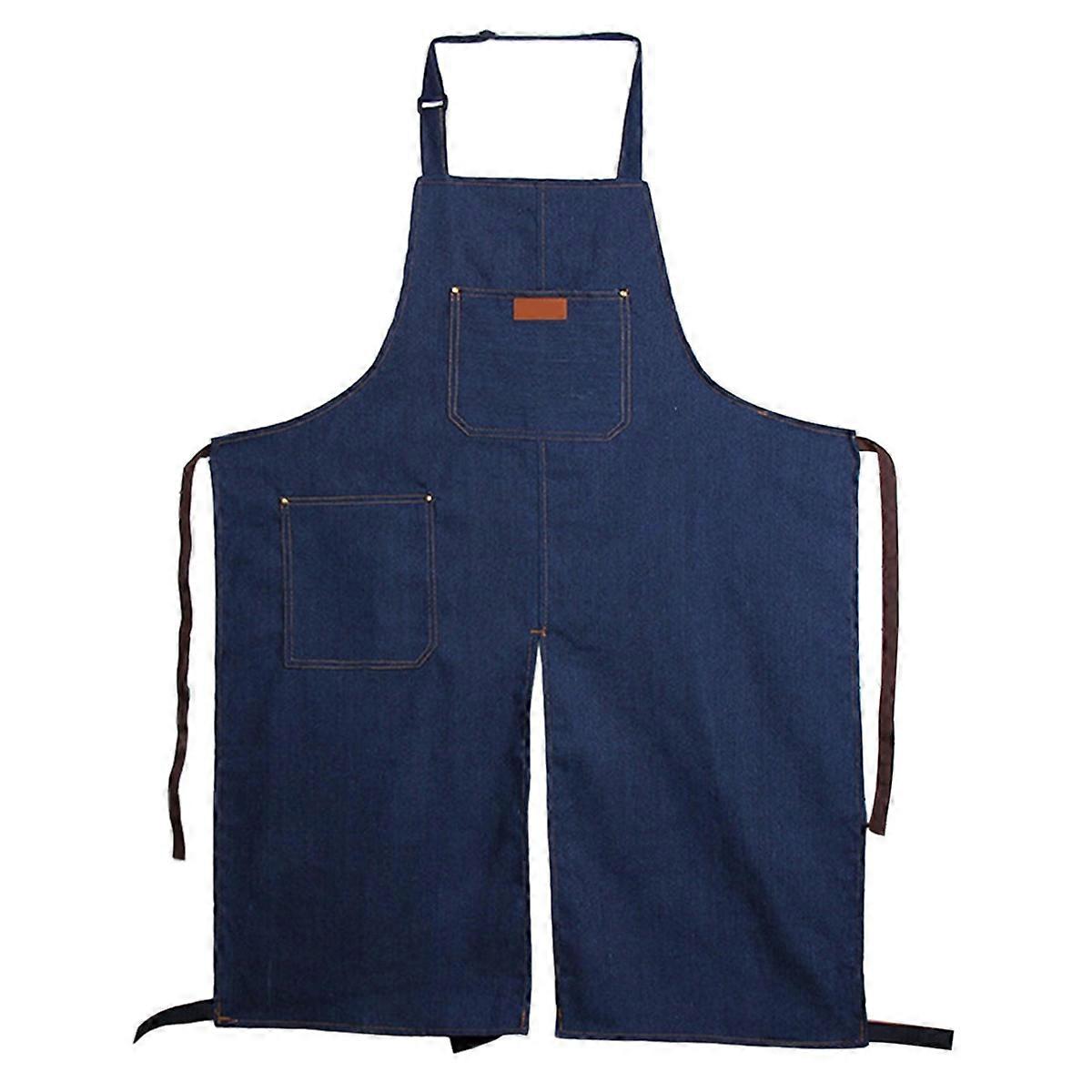 Split Leg Pottery Apron DIY Ceramic Sculpture Mud-retaining Overalls