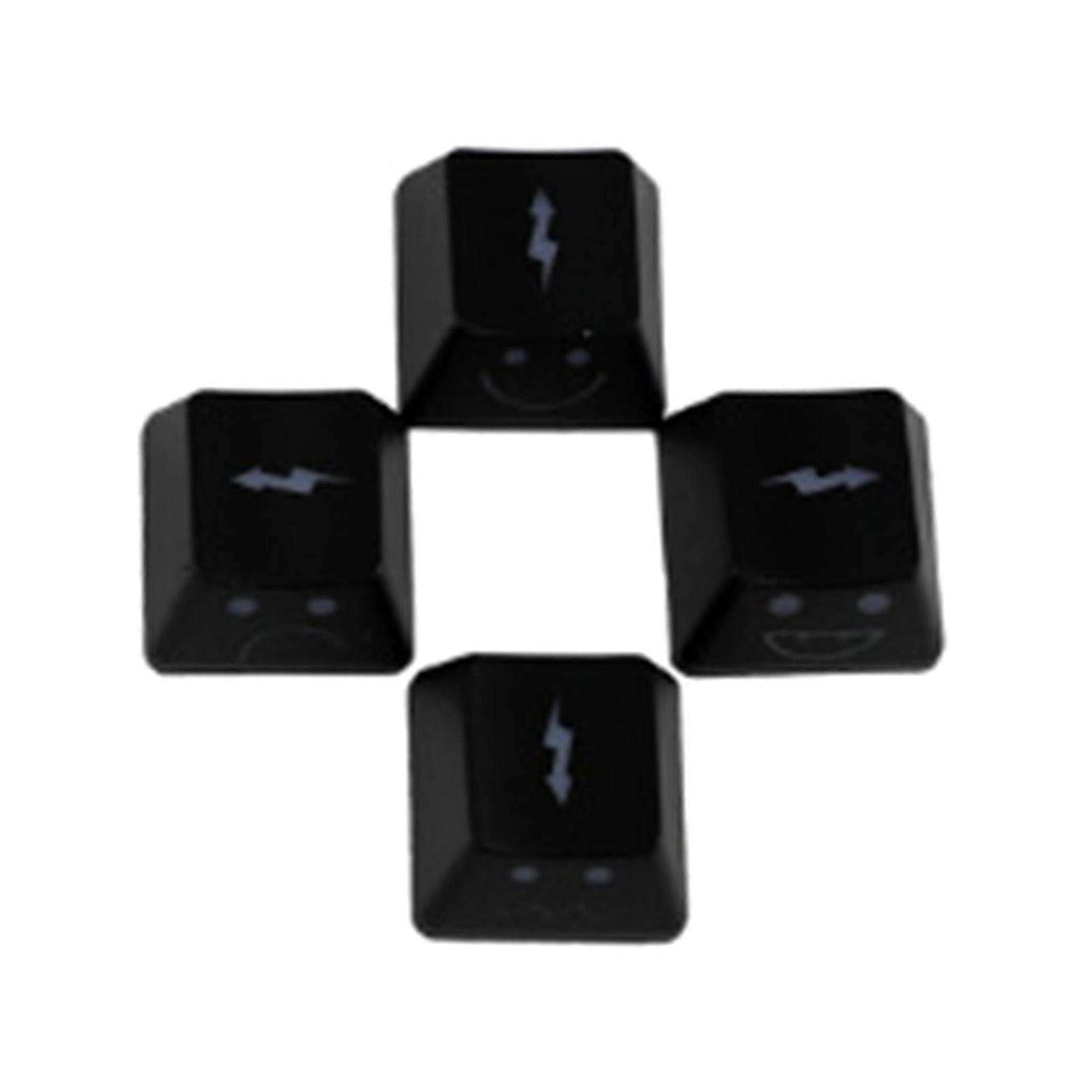 1Set ABS Custom Keycaps Transparante Keycap Gaming Keyboard Caps WASD/Richting Verlichte Keycap Set Duurzame Keycaps