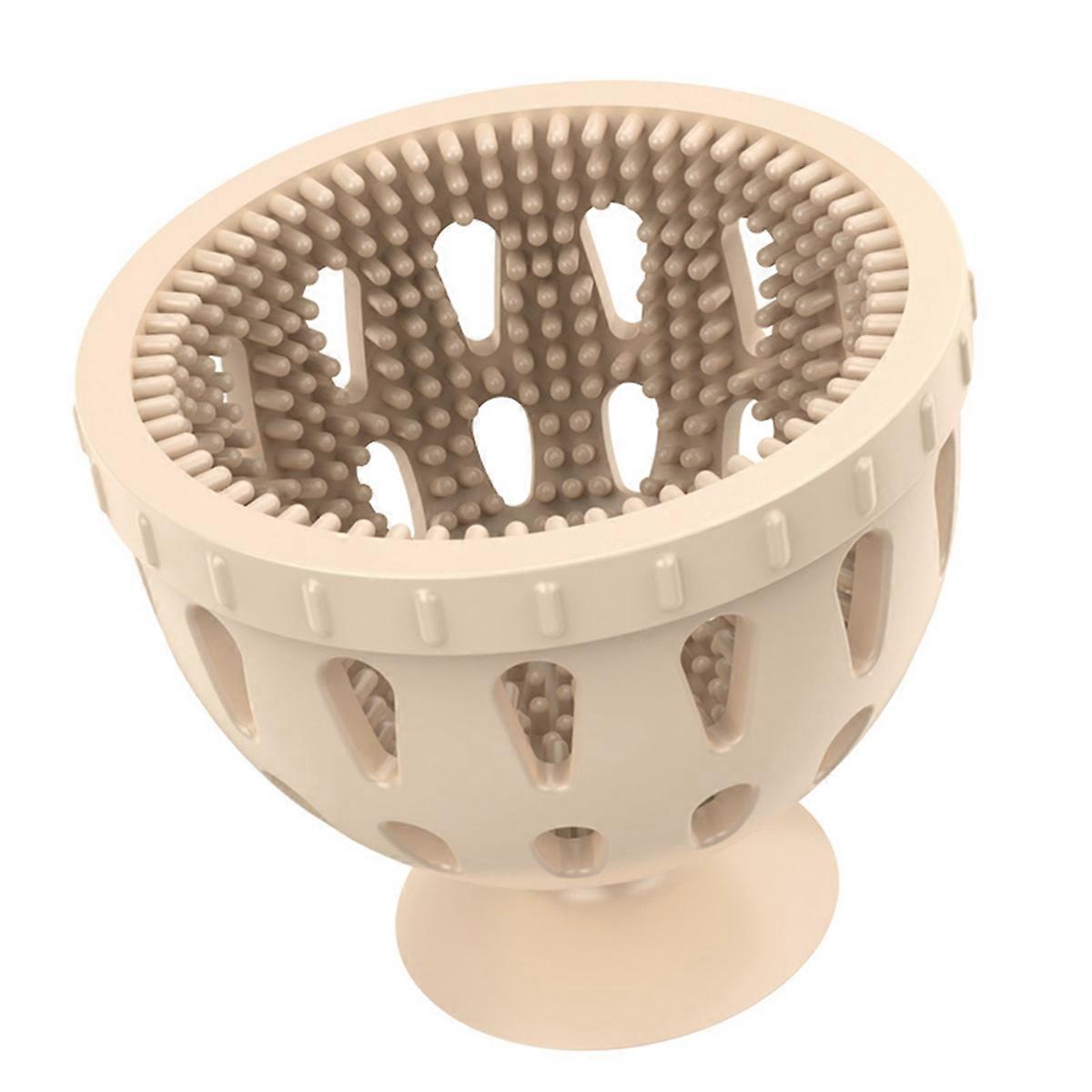 Egg Washer for Fresh Eggs, Kitchen Tools Egg Brush Beige