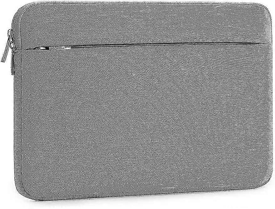 Bolsa para laptop, bolsa para notebook à prova de choque de 15,6 polegadas, capa protetora para laptop, capa para notebook, bolsa protetora para laptop PC (cinza)