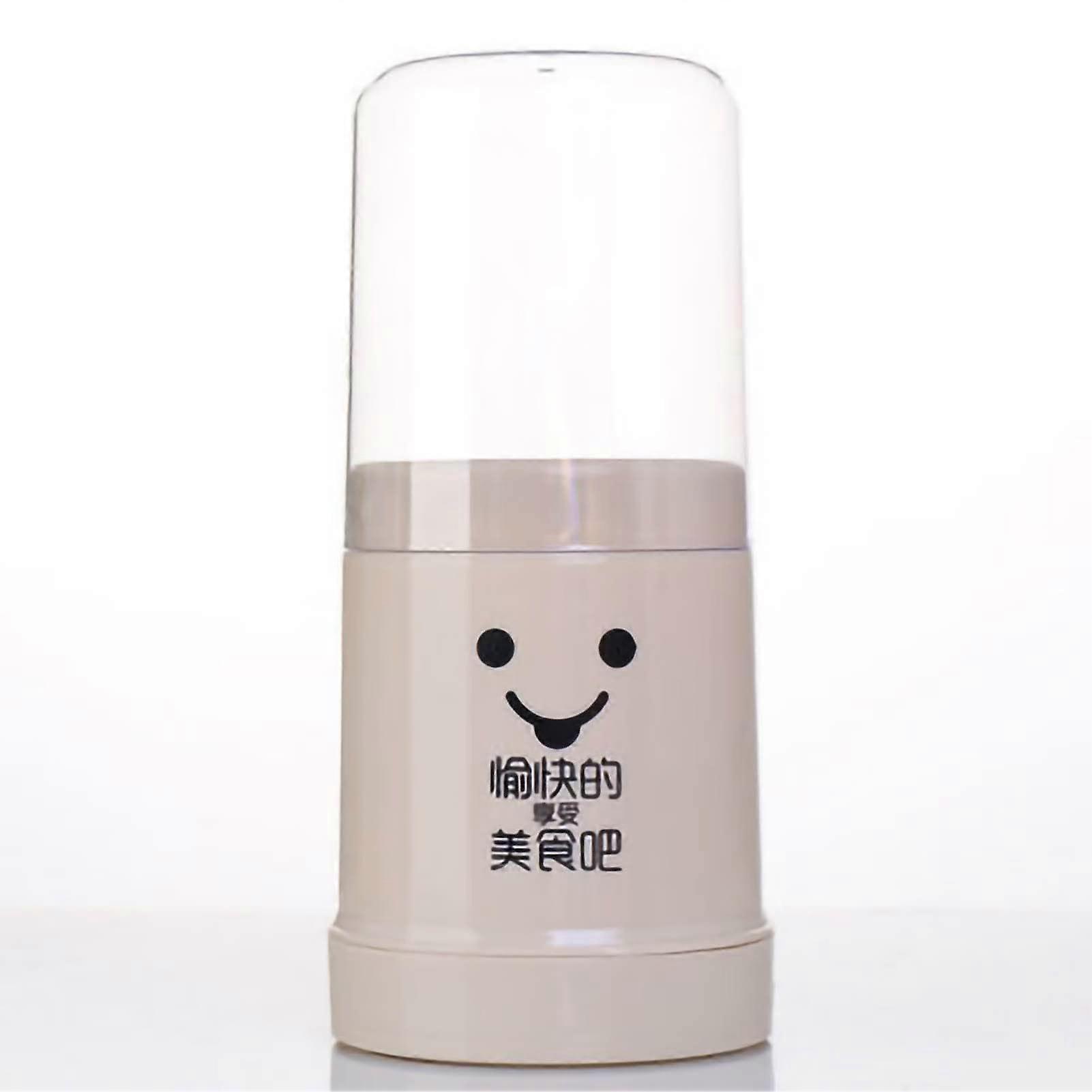 Utensil Holder, Beige Color Cute Storage Set, Drainage Shelf and Removable Base Feature Kitchen Accessory