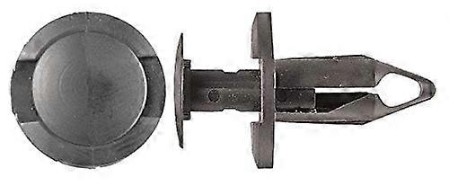 Keyhole Push-In Rivet, 8mm Diameter, 20mm Length, Nylon Material, Black Color, Model 20400005685