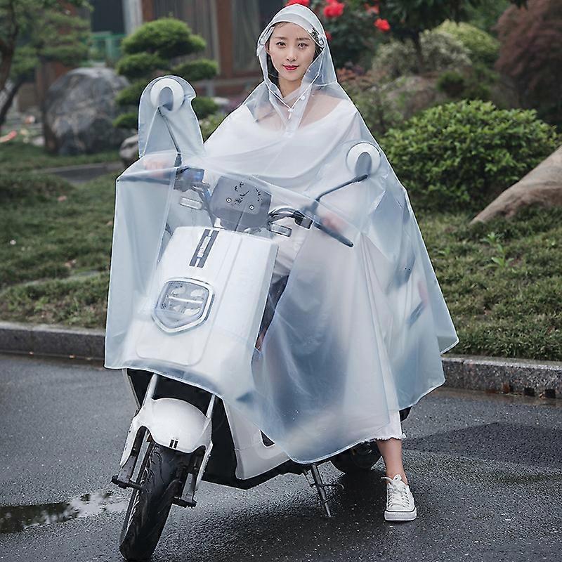 Raincoat Transparent Windproof  Impermeable Single Double for Bicycle and Motorcycle