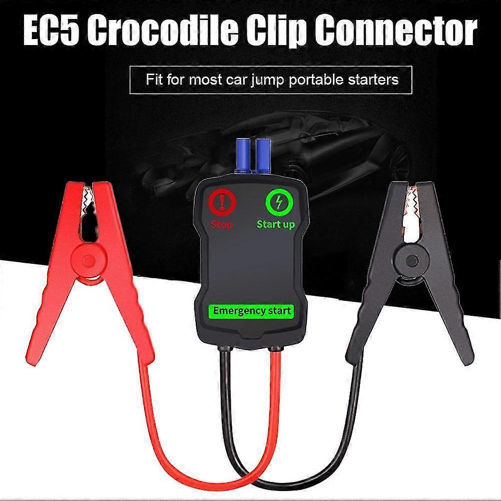 Car Jump Starter with EC5 Connector Alligator Clamp and Booster Battery by Jumper