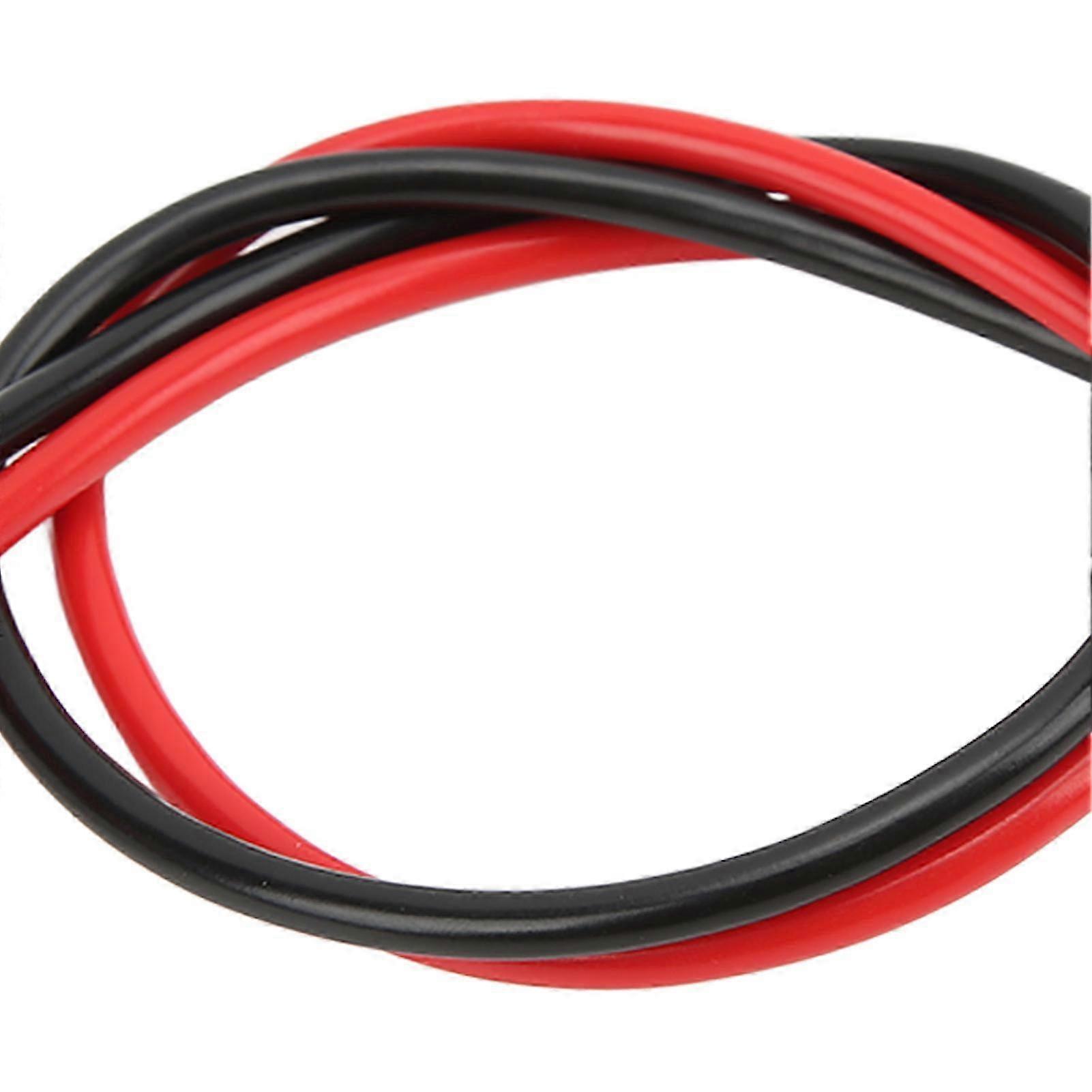 كابلات بطارية 10AWG للخدمة الشاقة للشاحنات - سلك نحاسي أحمر أسود مع PVC