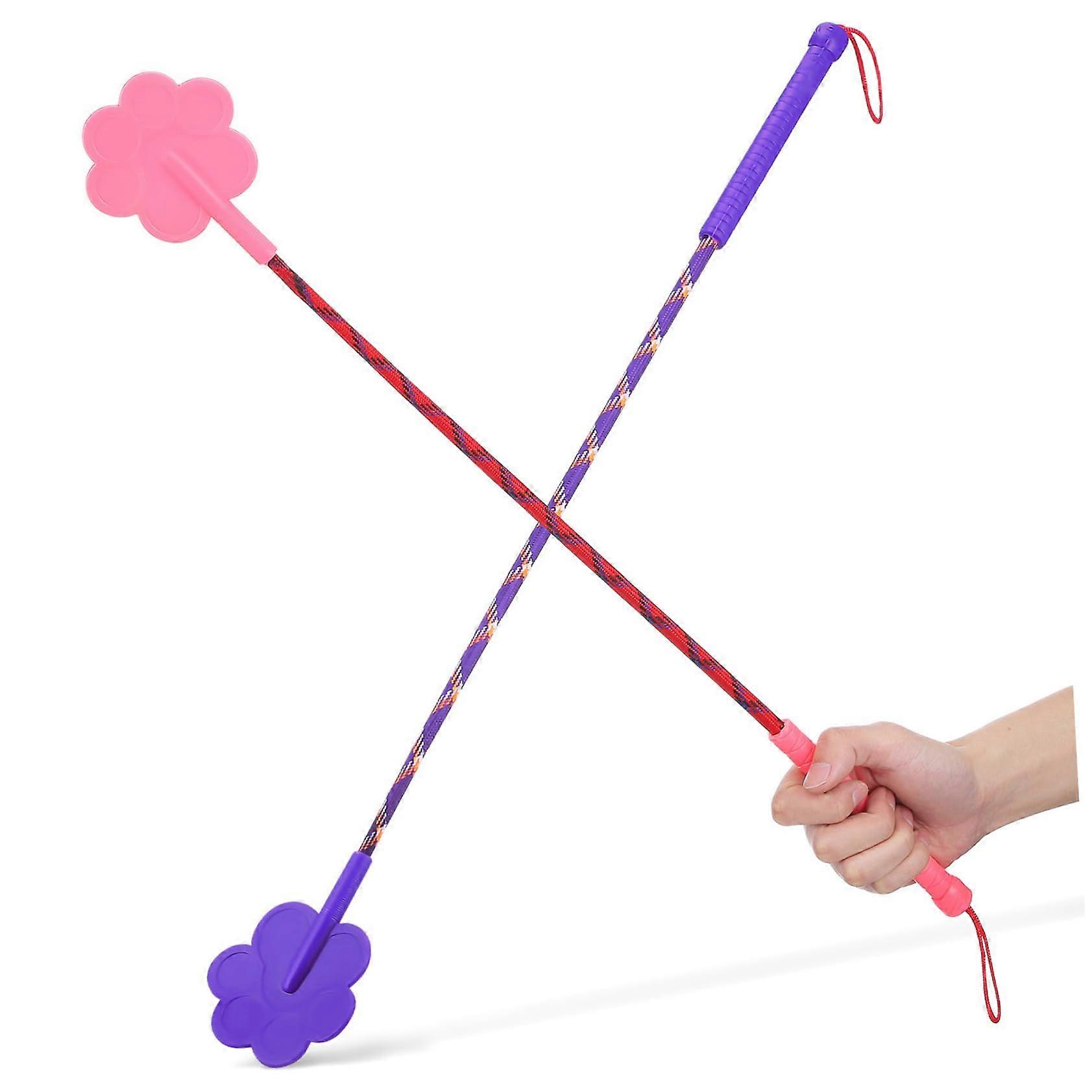 Dog Clicker Training Sticks 2 Pack Rubber Durable Agility Equipment For Dogs And Cats Promotes Positive Behavior