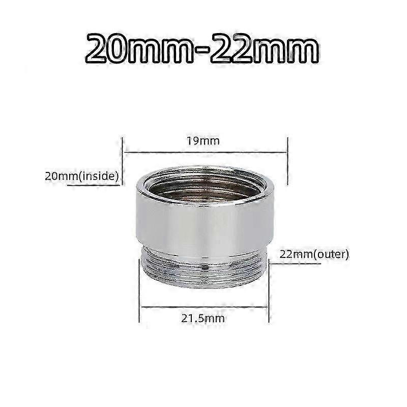 Metal Kitchen Faucet Adaptor with Threaded Connector for Efficient Water Conservation
