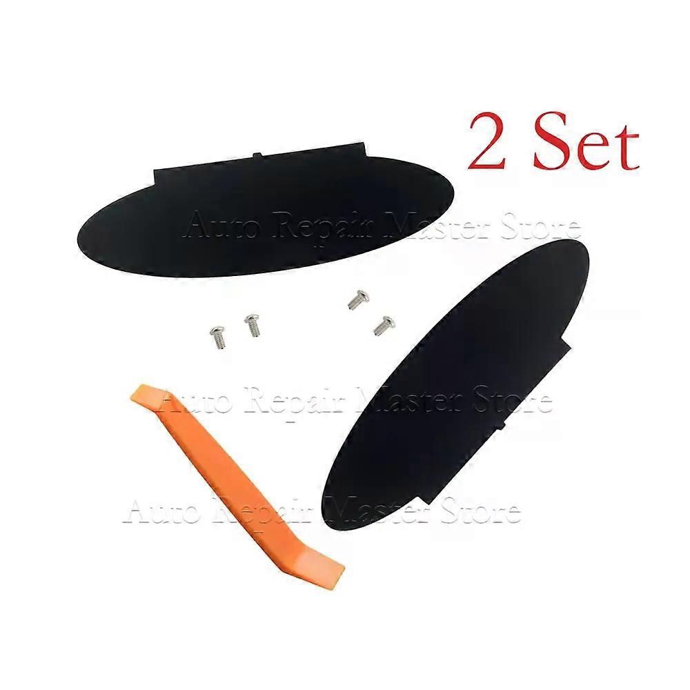 Sun visor Vanity Mirror Cover compatible for 911 996 997 Fit Boxster 986 Cayman 987 Black Sun Visor Vanity Mirror Cover