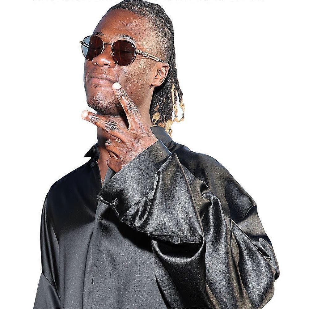 Eduardo Camavinga (Traje Negro) Half Body Buddy Cutout