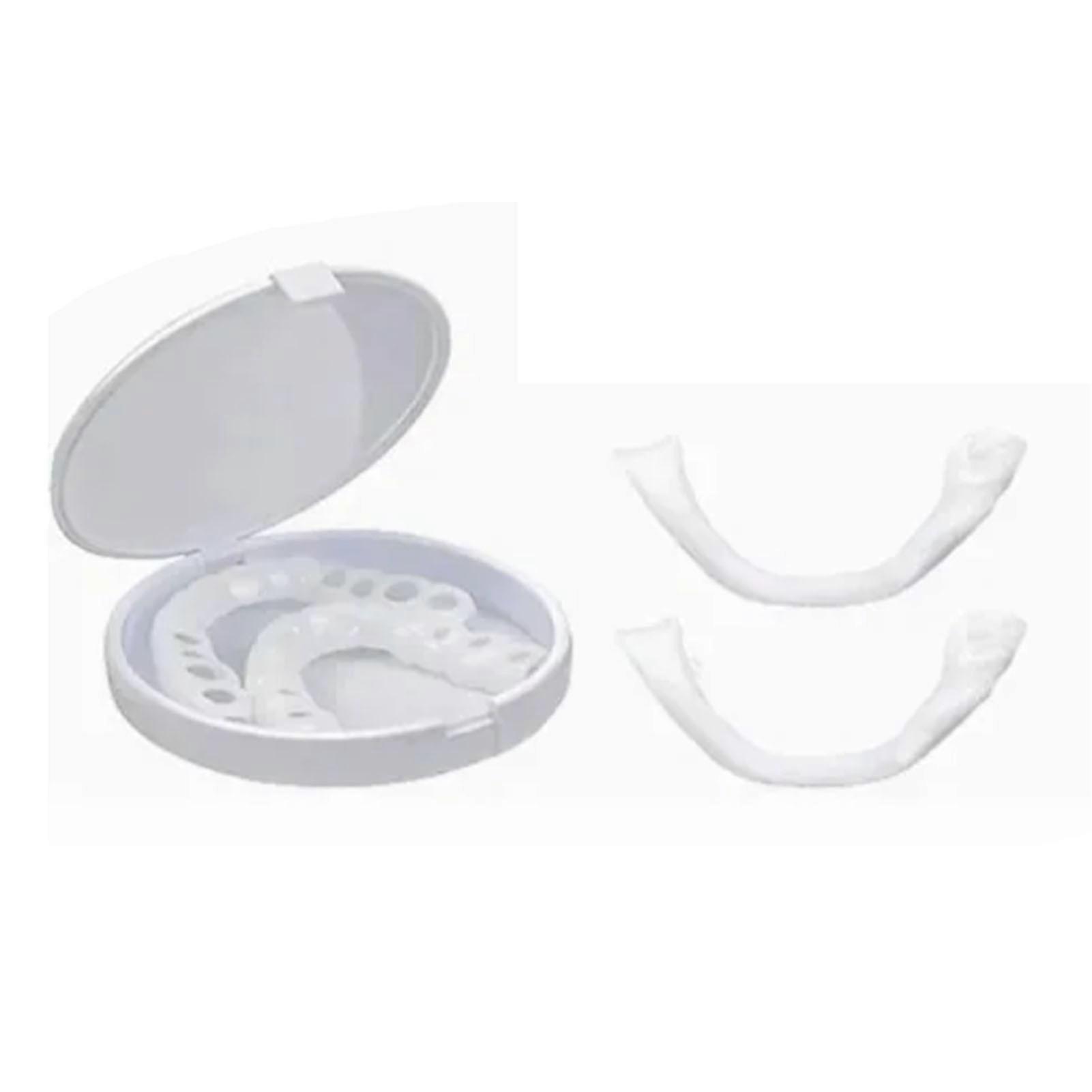 Upper and Lower Denture False Teeth Cover Dental Orthodontic Teeth Corrector Whitening Protector