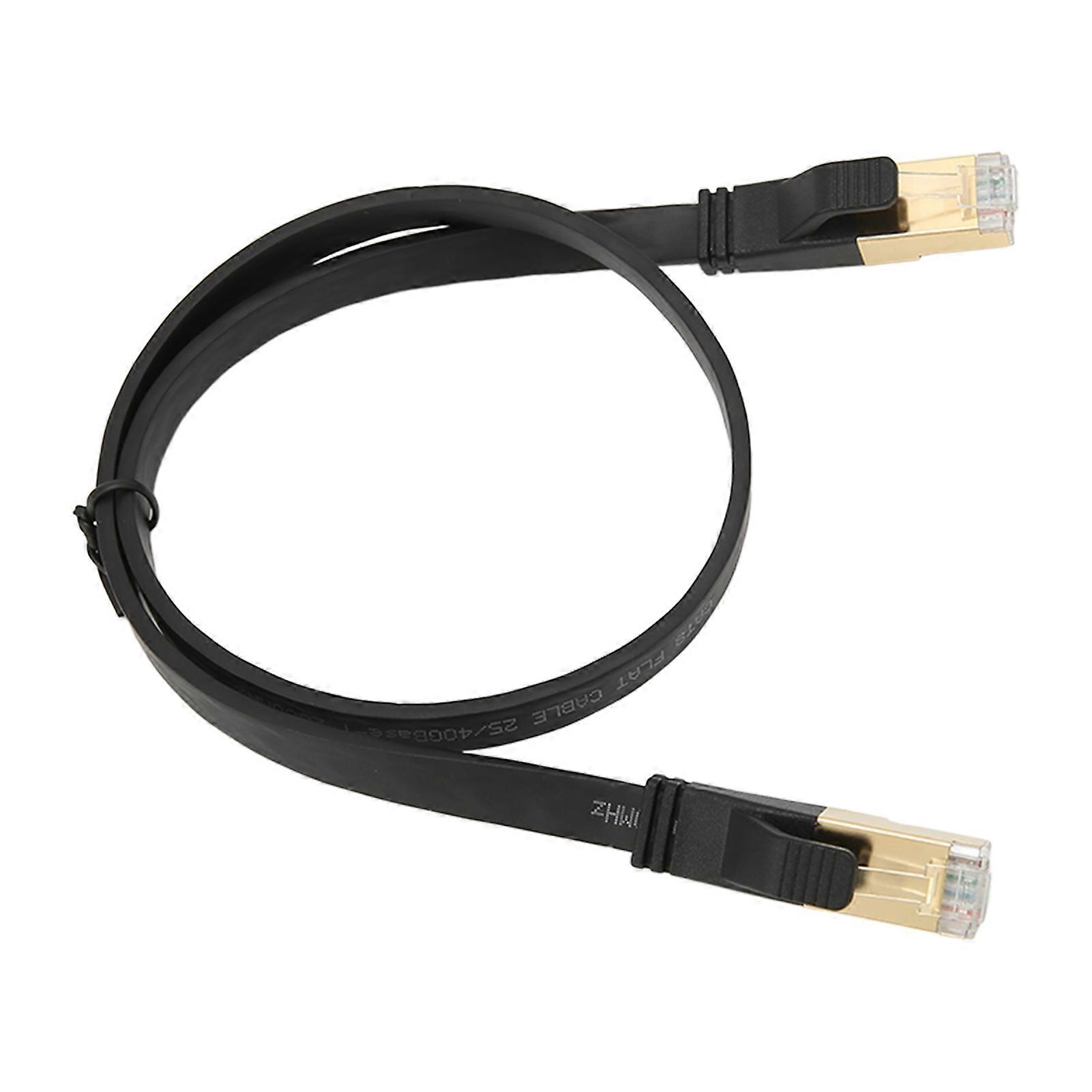 Category 8 Ethernet Cable 40Gbps 2000Mhz RJ45 Male Interface 0.5m/19.7in Ethernet Cable for PS5 Router
