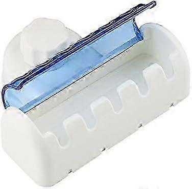 Porte-brosse à dents mural en plastique avec aspiration pour salle de bain