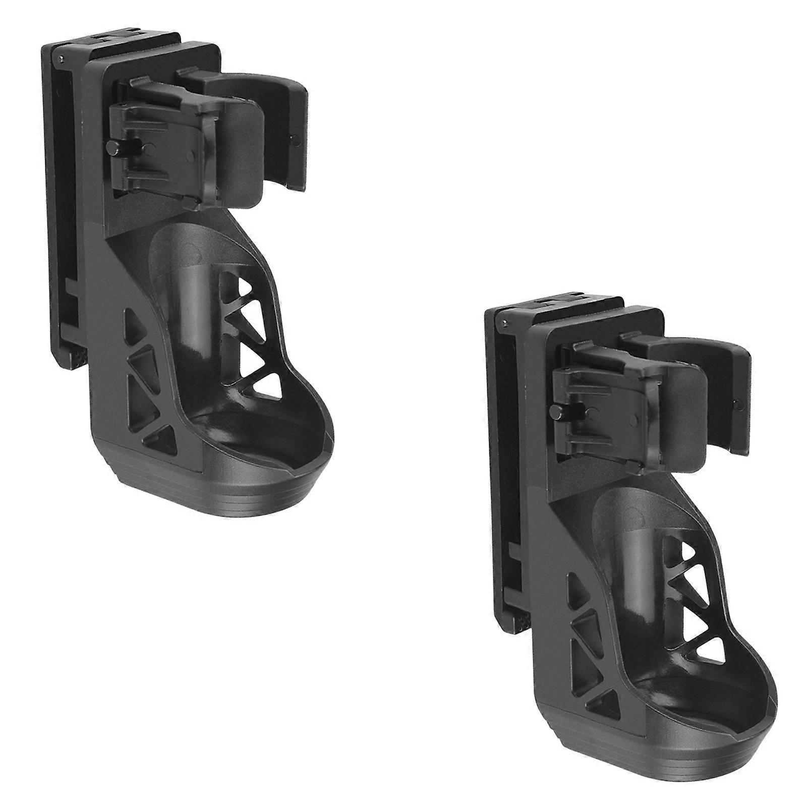 2Pcs Tactically Flashlight Holsters with Lever Side Lock Systems 360 Degree Rotation Flashlight Cover Open Top Spray Case