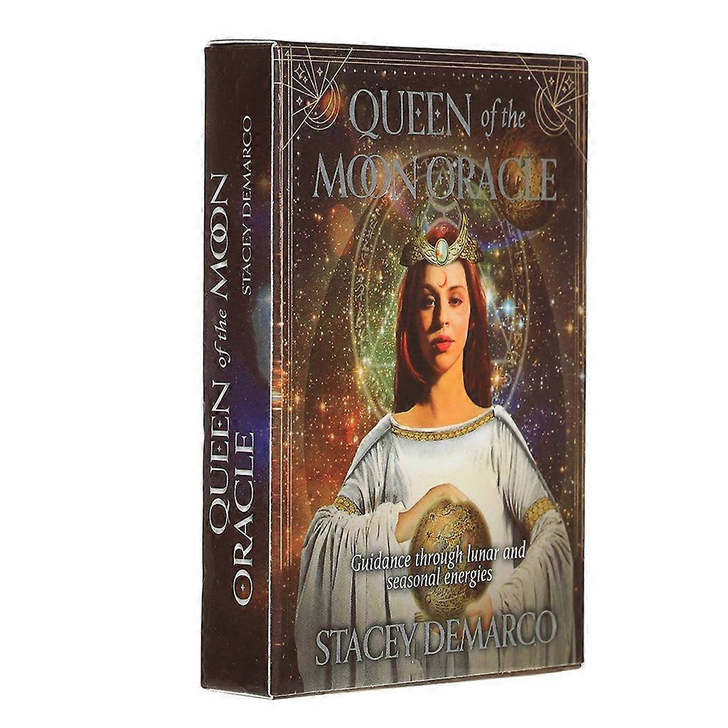 Queen of the Moon for Oracle Tarot Cards Divination Fate Gameplay for Entertainment Party Table Game Playing Board Game