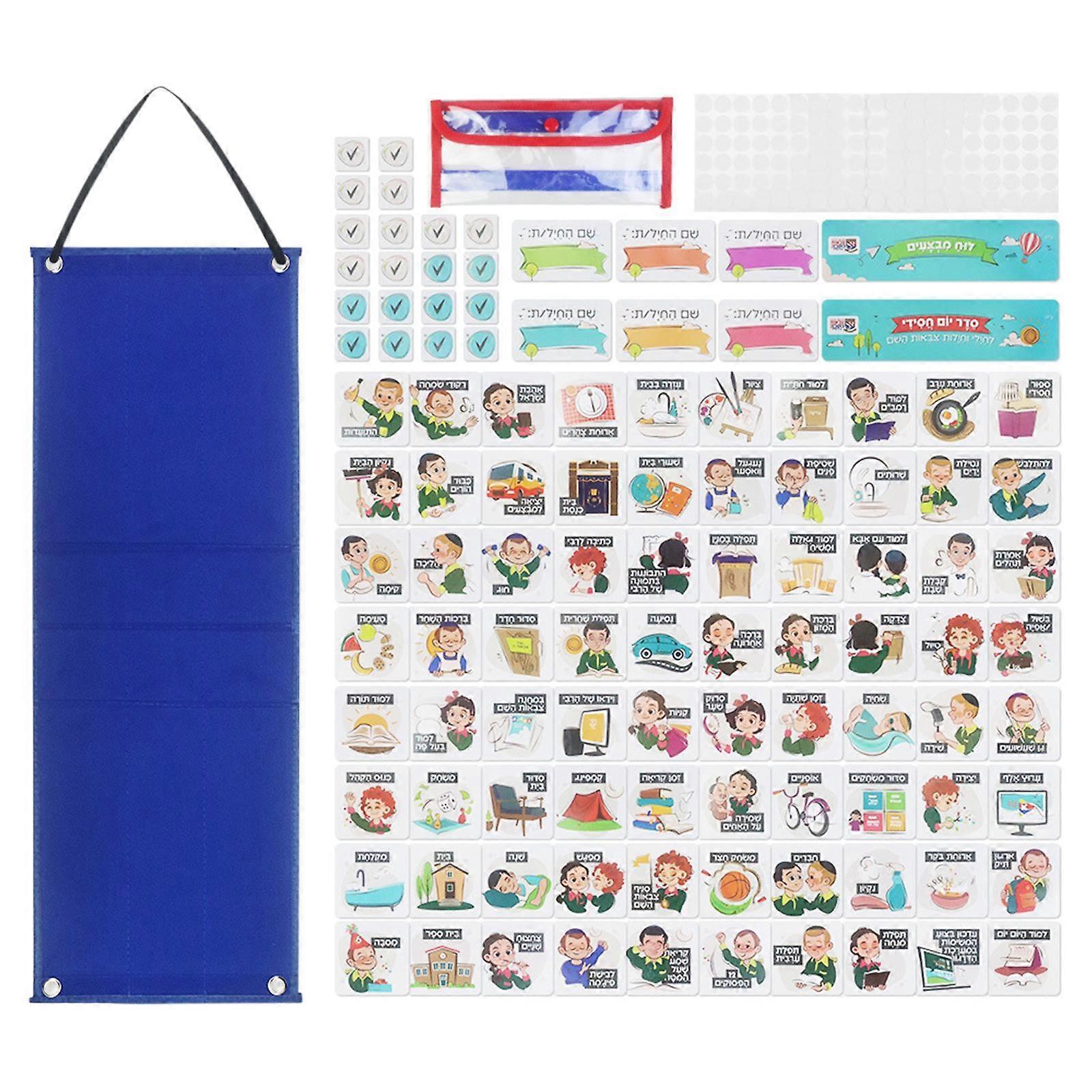 Kids Visual Schedule Calendar Daily Schedule Board for Education Interaction