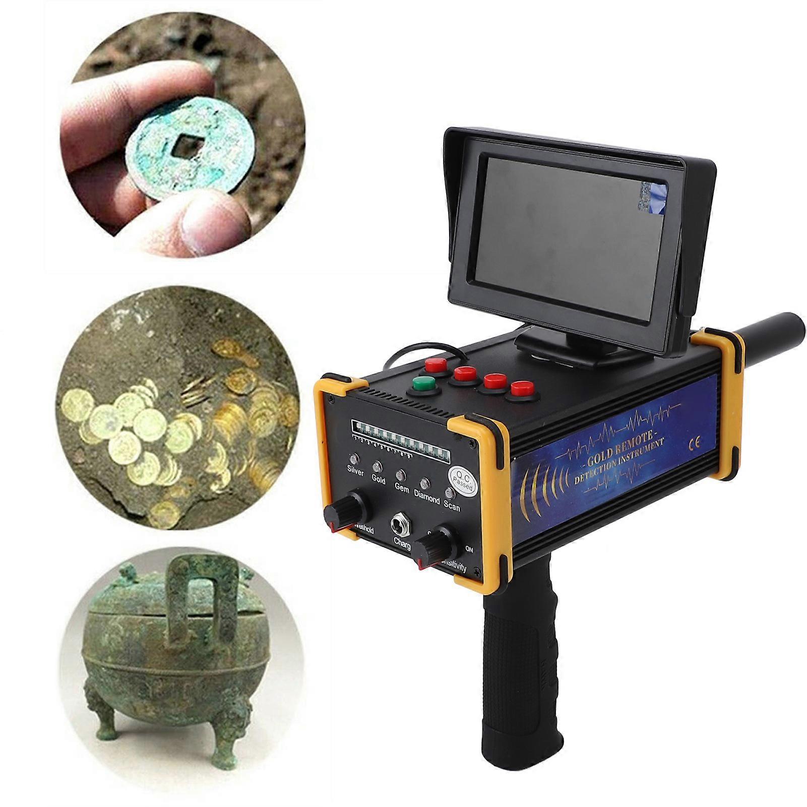 20M Depth Metal Detector with Screen, 1200M Range, 11.5"x4.1"