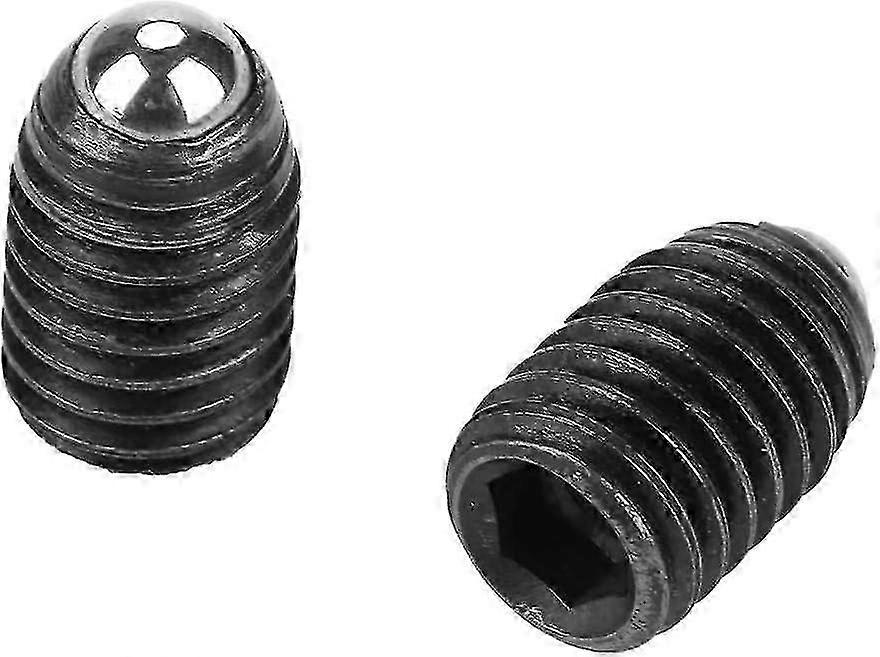 Pacote com 10 Êmbolos de Aço Inoxidável com Rosca M8 - Mola de Bola Suave (M8x12)