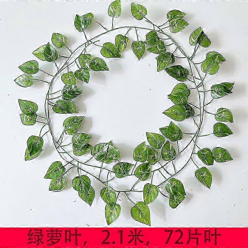 2025 Pothos Leaf Vine Set: 6 Artificial Strands for Decorations