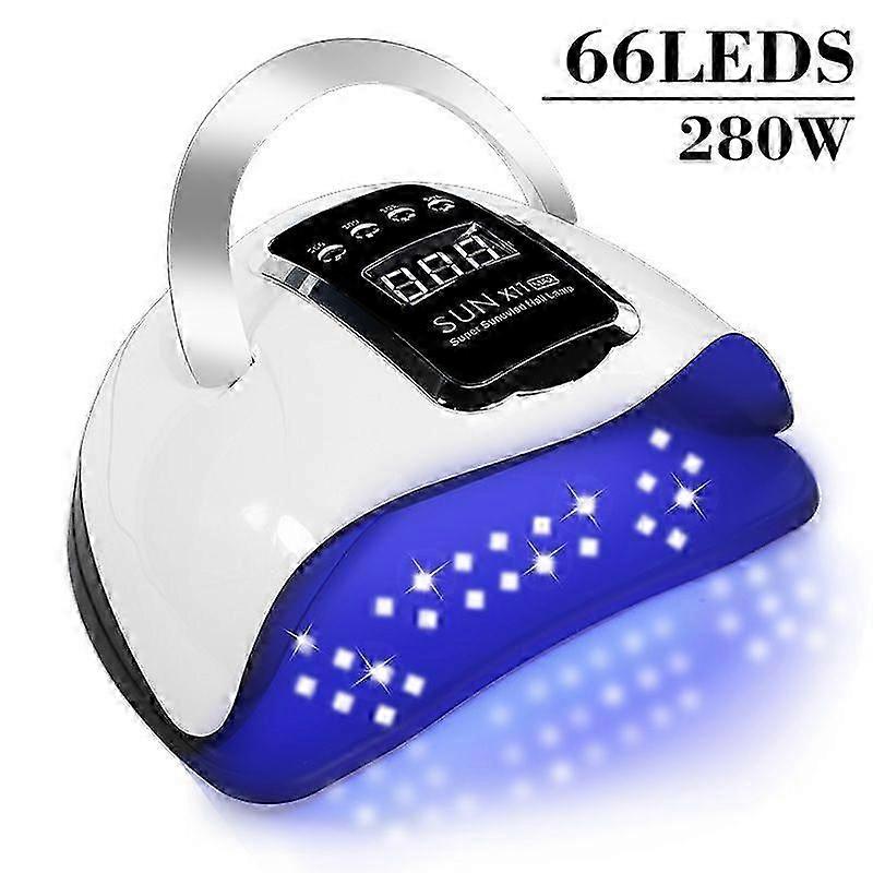 SUN X11 MAX 280W Professional Nail Dryer Lamp UV LED Gel Polish Drying Machine for Manicure with Automatic Sensor