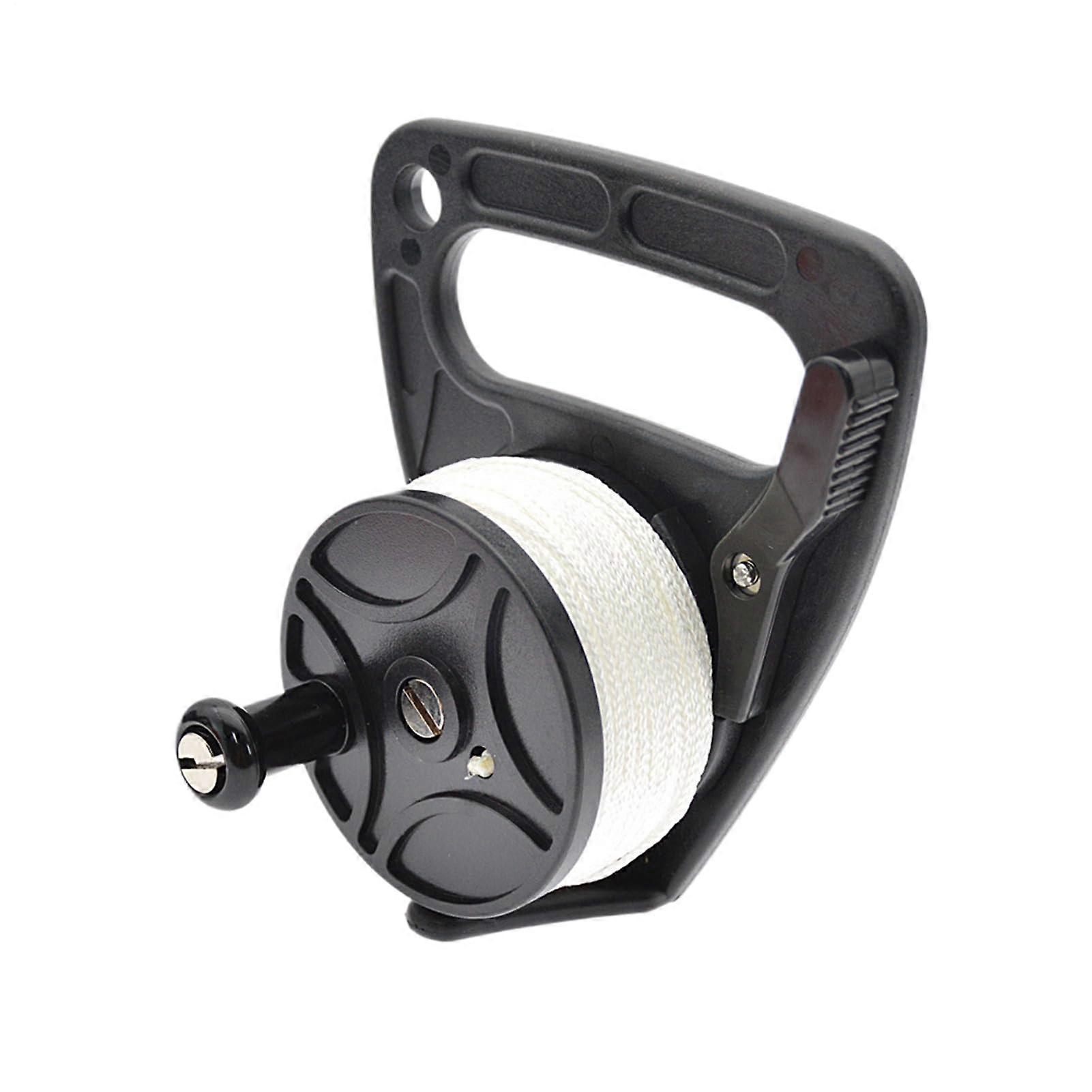 Diving Reel with P Connector Black