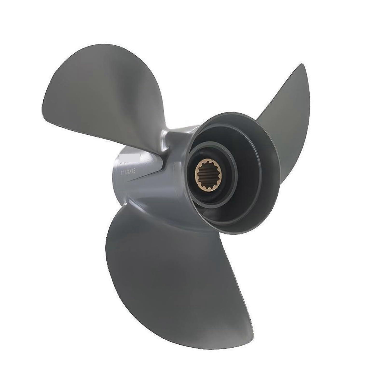 Propeller's aluminum alloy, semirigid continuous casting, suitable for 35–60 HP! For engine repair and modification (11 5/8X11) 11 5/8X11 Black