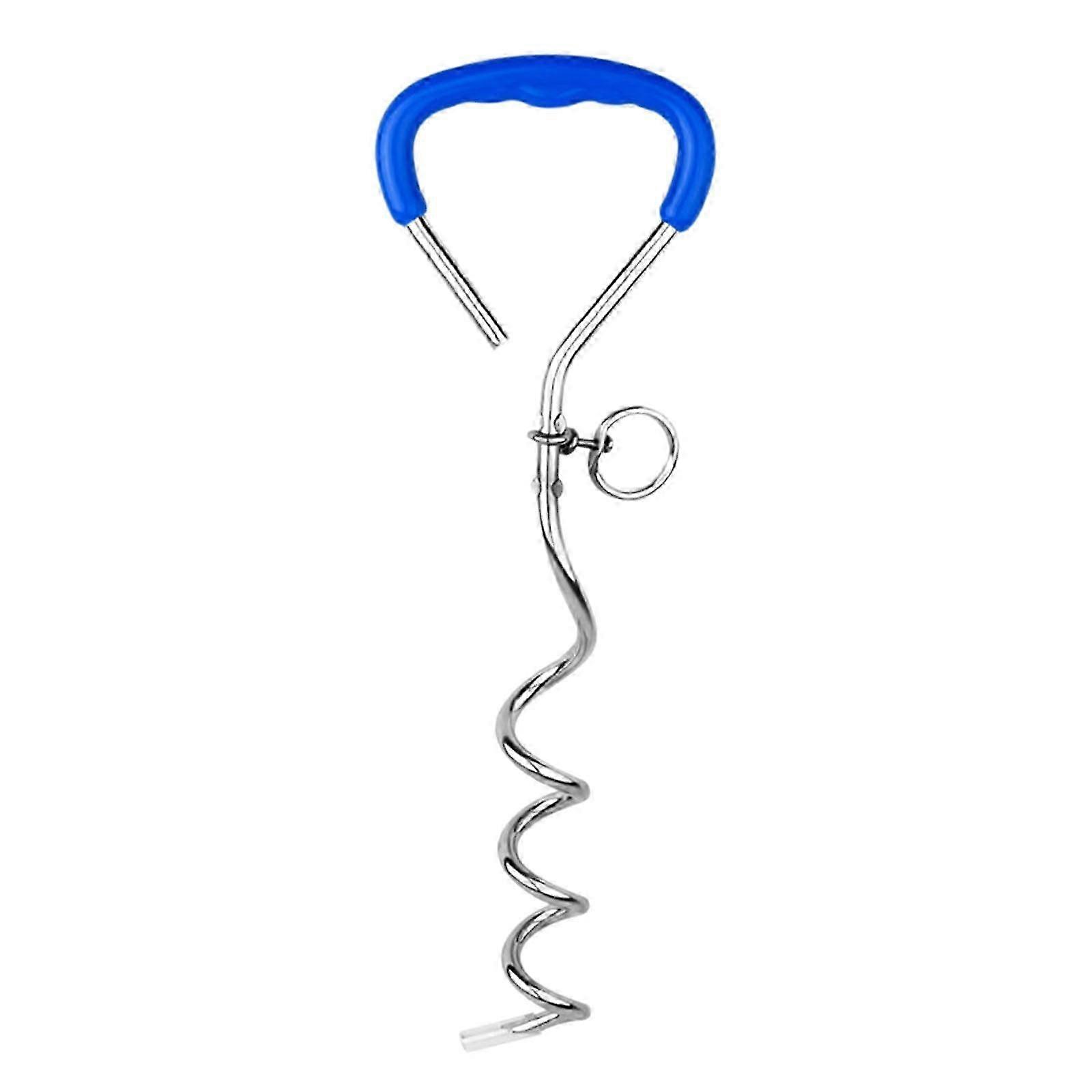 Ağır Hizmet Tipi 360 ° Döner Köpek Büyük Köpekler İçin Kazık Bağlama - Açık Yard Kamp Çapa