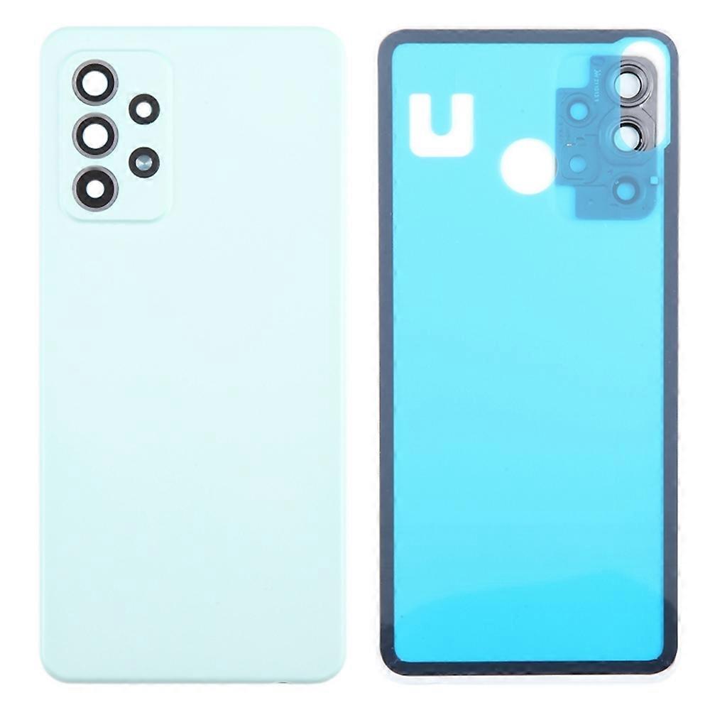 Für Samsung Galaxy A52s 5G A528 A52 5G A526 A52 4G A525 Batteriegehäuse mit selbstklebender Aufkleber Kamera