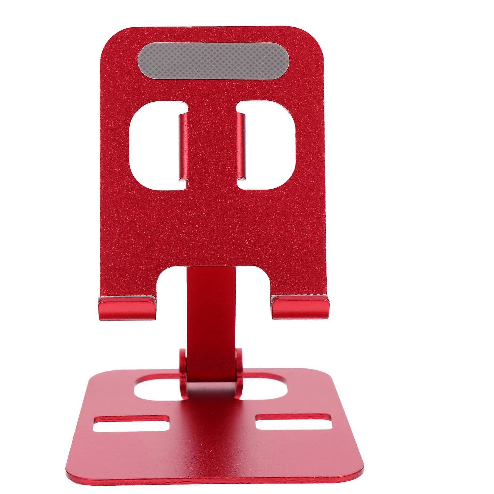 Multi-angle Tablet Stand Compatible Office Use Aluminium Alloy Silicone Foldable 1Set
