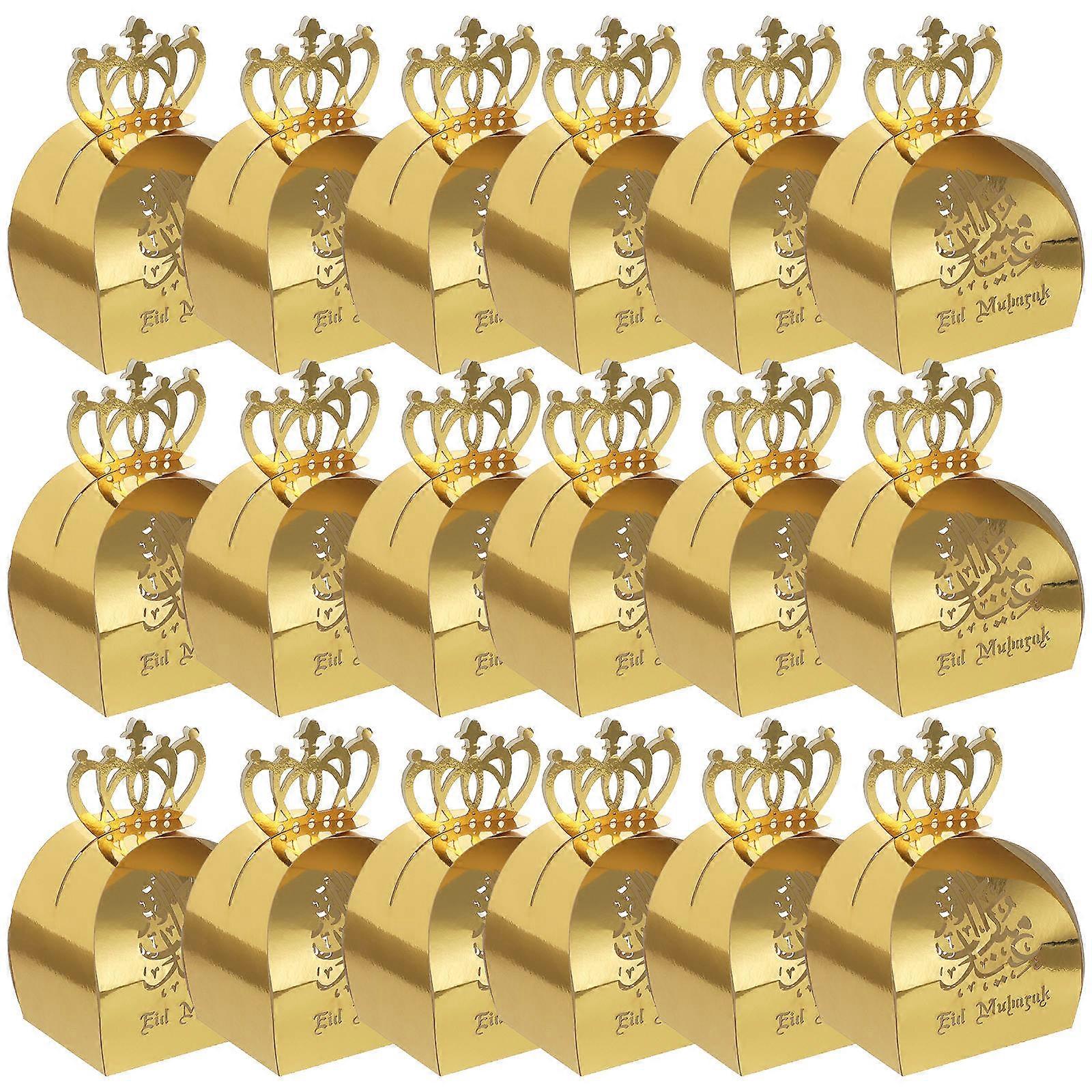 Hollow Candy Boxes Eid -Fitr Occasion Guests Use Candy Storage 25Pcs