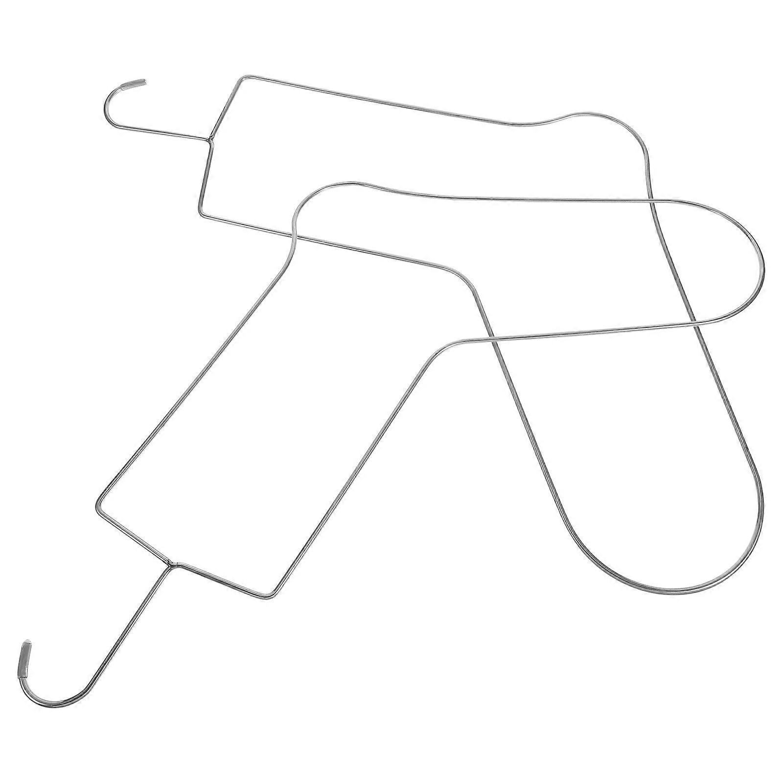 Crochet Block Stainless Steel Sock Display Stand For Crocheting Tools Home Use 27.00X25.40X0.30CM Drying 2Pcs