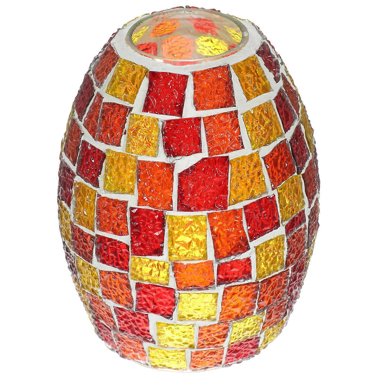 Replacement Glass Lampshades Mosaic Pattern Light Cover For Study Dust Prevention 1Pack