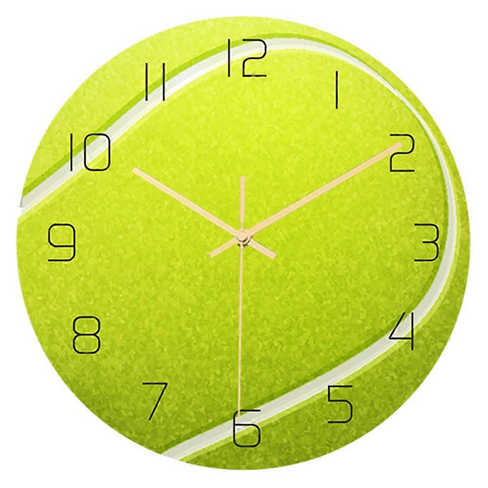 Mute Hanging Clock Light Green Acrylic Wall Clock for Home