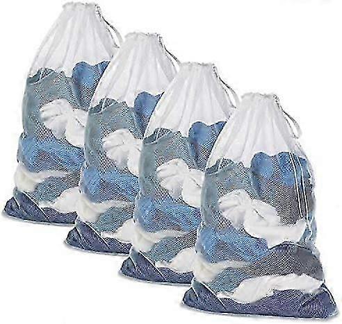 Laundry Net for Washing Machine - White 60x90cm 4 Pieces